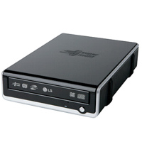 - Externá napaľovačka DVD RW LG GSA-E10L LS black 