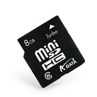  - A-DATA Mini SecureDigital card 4GB class6 +adapter