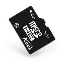  - Adata Micro SecureDigital HC 4GB class 6